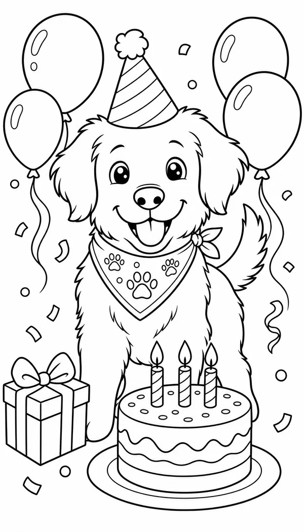 Example puppy scene: at a party