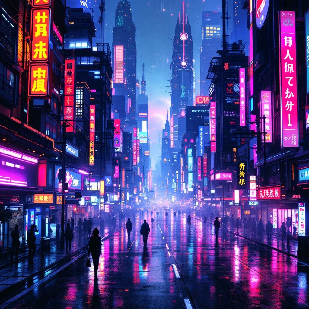 Futuristic spacecraft in orbit, digital art style